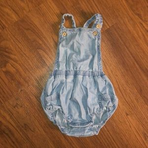 Tencel overall onesie